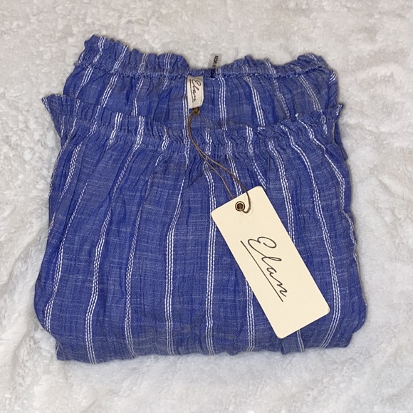 NWT Elan Striped Boho Top - Picture 10 of 10